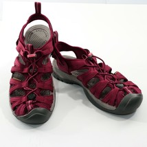 Keen Women&#39;s Whisper Strap Sandals 8.5 Waterproof Burgundy Trail Hiking 1012229 - £49.53 GBP