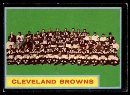 1962 Topps #37 Cleveland Browns TC VGEX-B107R12 - £39.22 GBP