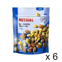 Nutisal Enjoy Mix Dry Roasted 6-pack (6x175 grams) - Swedish Nut Mix - £71.13 GBP