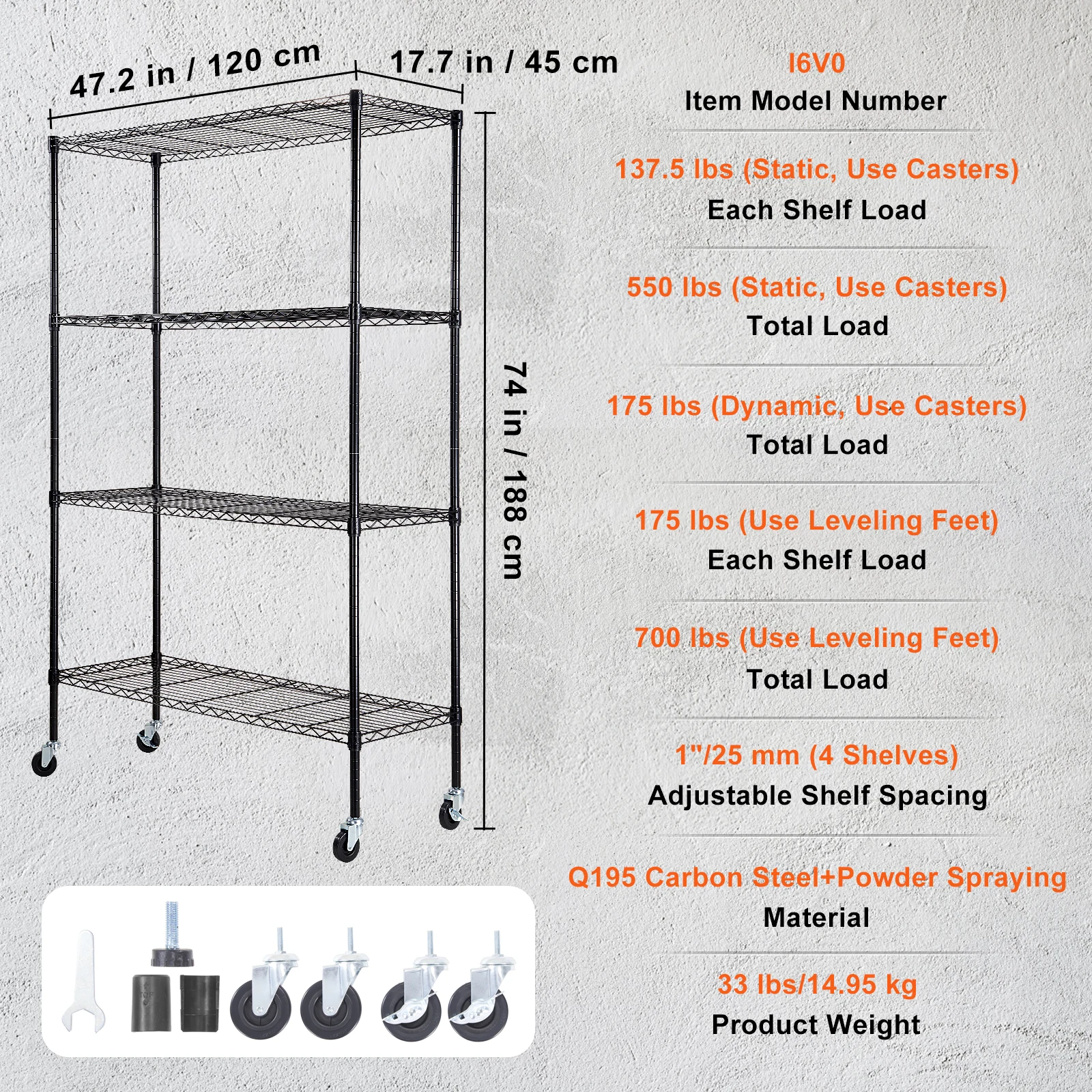 VEVOR 4 Layers Storage Shelf Ladder Shelving Stair High Shelf Unit Bookshelf  Fo - £171.29 GBP