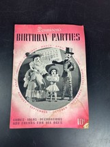 1937 Dennison&#39;s Halloween Birthday Party Booklet &amp; Extras Vintage Month Themed - £19.84 GBP