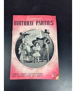 1937 Dennison&#39;s Halloween Birthday Party Booklet &amp; Extras Vintage Month ... - £19.46 GBP