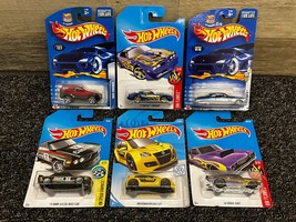 Hot Wheels Lot of 6 Cars - 77 Firebird, 68 Dodge Dart #016 Fish&#39;d &amp; Chip&#39;d etc. - $14.50