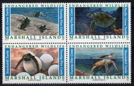 ZAYIX Marshall Islands 380a MNH Sea Turtles Endangered Wildlife 100323S161M - £2.60 GBP
