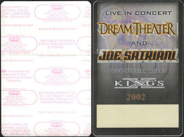 Joe Satriani, King&#39;s X, and Dream Theater OTTO Cloth Backstage VIP Pass ... - £3.99 GBP
