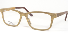 Vistan Kruse Wood 6282 3 Light Brown Unique Rare Eyeglasses 53-17-140 Germany - $118.80