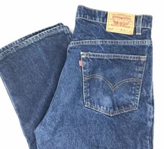 Levis 517 Boot Cut Jeans Red Tab Mens VTG Made in USA Denim Blue 40 x 30 Cotton - £35.20 GBP
