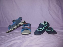 2 NWOT Boys Eddie Bauer Sandals&amp;Childrens Place Water Shoes 4 - £11.18 GBP