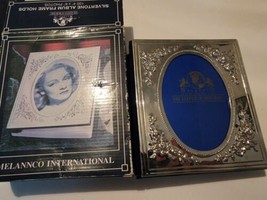 Vintage Silver Plated Photo Album Deadstock Embossed Melannco International  - £76.65 GBP