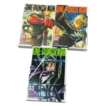 One Punch Man by One Lot 3 Manga Graphic Novel Lot 3 Vol 1 2 3 - $22.72