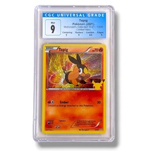 McDonald&#39;s 25th Anniversary Pokemon Card: Tepig 13/25 Holo, CGC 9 Subgrades - £74.56 GBP