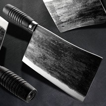 Chef Knife Handmade Chinese Cleaver Home Kitchen Butcher Tool - £35.97 GBP