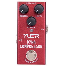 YUER Dyna Compressor Electric Guitar Effects Pedal True Bypass RF-12 ✅New - £23.38 GBP