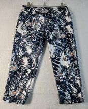 Sweaty Betty Capri Leggings Womens XS Multicolor Floral Print Cotton Pull On - £17.24 GBP