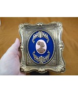 CFA20-4) FRAMED CAMEO African American Woman brass desk shelf wall art - $60.29 CAD