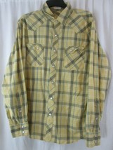 FOSSIL Mens Vintage Fit Pearl Snap Button Pocket Western Cowboy Shirt - Size Med - £11.13 GBP