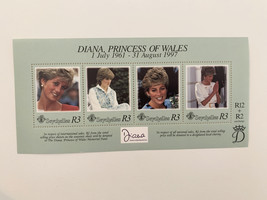 Seychelles Diana Princess of Wales commemorative stamp set - £19.64 GBP