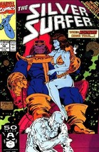Silver Surfer 56 (1987 2nd Series)*THANOS! - $5.94