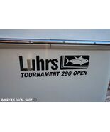 OEM Luhrs Tournament 290 Open Boat Yacht Decals Set Of 2 New Oracle Vintage - $108.89
