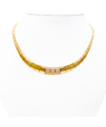 22ct Gold Choker Necklace High Polished 15 Inches 8.8mm Width - €4.630,21 EUR 22ct Gold Choker Necklace High Polished 15 Inches 8.8mm Width - €4.630,21 EUR