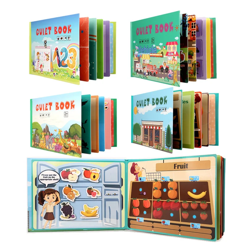 My First Busy Book Montessori Toys Baby Educational Quiet Book Activity Busy - £9.72 GBP+