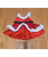 BAB build a bear Mrs claus holiday dress red christmas - £9.78 GBP