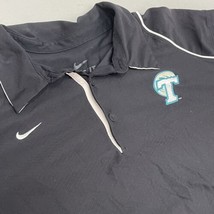 Tulane Green Wave Football Nike Polo Shirt Men&#39;s Black Dri-Fit Sz. XXL See Desc - £13.43 GBP