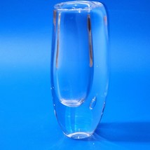 Kosta Boda Vase Controlled Bubble Beautiful 8&quot; Crystal Swedish Art Glass - $88.89