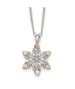 Landstrom&#39;s Black Hills Sterling Silver Snowflake Necklace - €104,67 EUR