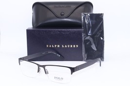 New Polo Ralph Lauren Ph 1164 9157 Gunmetal Black Authentic Eyeglasses 56-17 - £65.39 GBP