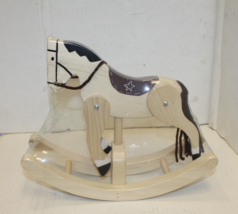 Wooden Clackity  Horse Classic Rocking Toy Clip Clop Amish Made Hand Crafted PA - £55.95 GBP