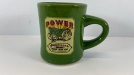 OFFICIAL John Deere FARM TRACTOR Green Coffee Mug Cup CERAMIC with Logo ... - $126.42 MXN