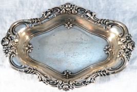 Vintage Wallace ROYAL ROSE Sterling Silver Bon Bon Dish  #4114 - $104.99