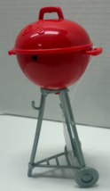 Barbie Doll Accessory Red Barbeque Grill - $9.90