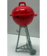 Barbie Doll Accessory Red Barbeque Grill - $13.54 CAD