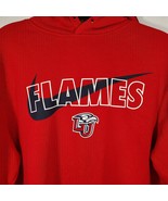 Nike Liberty Flames Hoodie Sweatshirt Red LU Eagles Swoosh Logo College ... - $65.00 CAD