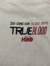 SDCC 2011 White True Blood I Was Drained Responsibly 2XL HBO T Shirt SMA... - £27.54 GBP