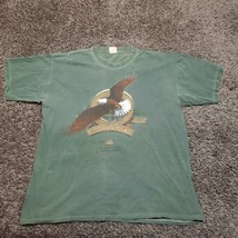 Vintage Minnesota Eagle Shirt Men XL Green Big Fork Y2K Tee Crew Artisan... - $15.73 CAD