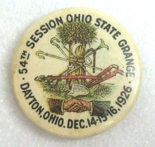 1926 Vintage 54th Session Ohio State Grange Dayton Ohio Fraternal Masoni... - $19.99