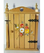Vintage Hand Painted Key Holder with Door and Latch - £21.29 GBP