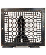 Antique Hexagon Cast Iron Heat Register Floor Wall Grate Cross Border 10... - £77.23 GBP