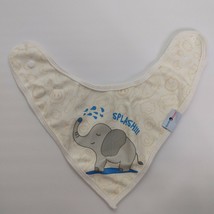 Cloth Baby Bibs drool Snap By Wonder Bunny 4pc Elephant Bunny Monkey Earth - £9.44 GBP