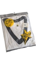 Chris&#39;s Pro Cut 3/4 Sleeve Vintage Blank Baseball T Shirt USA Black White Large - £19.38 GBP