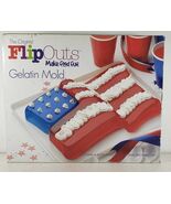 Gelatin Mold Make Food Fun Flag Flip Outs New Sealed in Box - $361.47 MXN