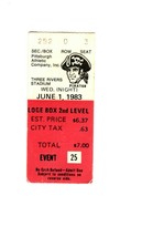 June 1 1983 Atlanta Braves @ Pittsburgh Pirates Ticket Dave Parker HR - £15.81 GBP