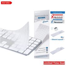 Ultra-Thin Keyboard Cover for 2024 iMac Magic Keyboard A3119 - Clear Pro... - $28.66