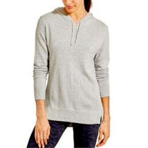 Athleta Winding River Hoodie Heather Hooded Sweater Pullover, Gray, Size... - $51.43
