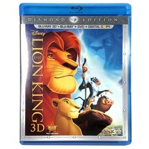 The Lion King (4-Disc 3D/ 2D Blu-ray/DVD, 1994, Widescreen) Like New ! - £18.24 GBP
