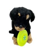 VTG 2000 Animated Plush Kids of America Dog Frisbe 12” Barks Pants Vibrates - £19.62 GBP