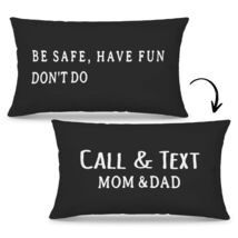 Mingnei Call Your Mom Reversible Decorative Pillow Cover 12x20 Black - $3.66 Mingnei Call Your Mom Reversible Decorative Pillow Cover 12x20 Black - $3.66